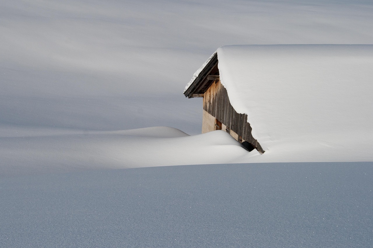 Neige sur toit