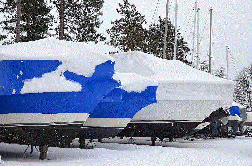 Bateau hiver